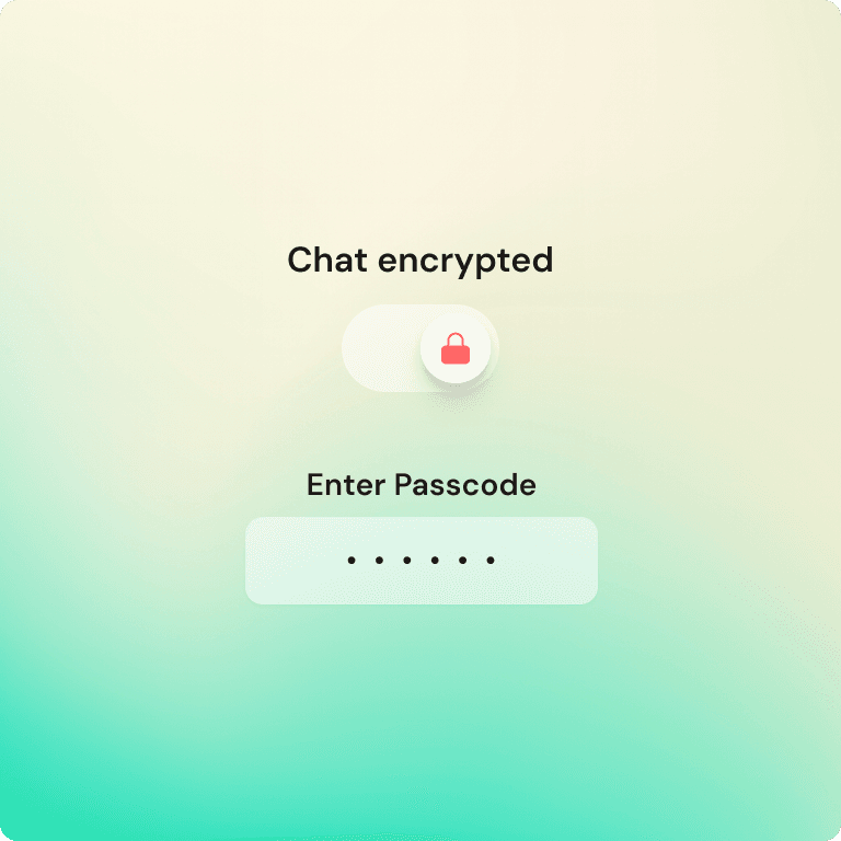 Encrypted, private AI chat